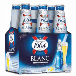 Kronenbourg 1664 Blanc Beer in Blue 25cl / 33cl Bottles / 50cl